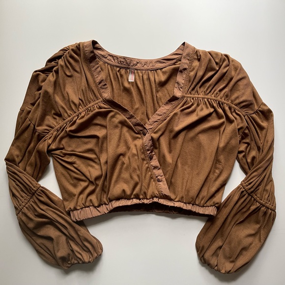 Free People~Banyan Tree Brown~Dakota Crop - Picture 4 of 10